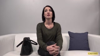 Anna - Skinny Tattooed European Brunette in Classy Casting - эксклюзивное порно REDPORN.TOP