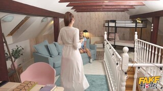 Short Hair Blonde Enjoys Blowjob and Cum on Tits - эксклюзивное порно REDPORN.TOP