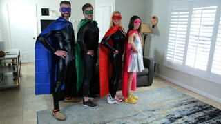 Superhero Event Turns Wild - Petite MILFs in Panties Take Multiple Cocks - смотри новое порно бесплатно REDPORN.TOP