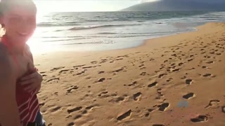 Amateur Redhead Rococo Royalle Fucks Hard on Beach - эксклюзивное порно REDPORN.TOP