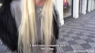Blonde Czech deepthroat on street 109 - эксклюзивное порно REDPORN.TOP