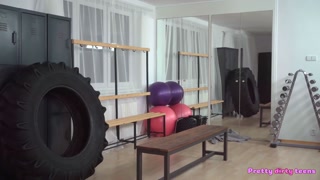 POV fuck with blonde teen Alyssa Bounty in gym stockings - эксклюзивное порно REDPORN.TOP