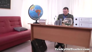 Old & young: Teacher destroys blonde teen Aria in POV - эксклюзивное порно REDPORN.TOP