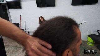 Footjob and Blowjob at the Barbershop - эксклюзивное порно REDPORN.TOP