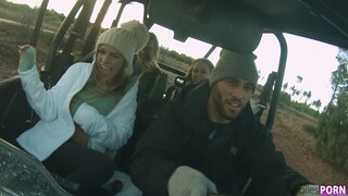 Outdoor Sex with Brunette and Friends - эксклюзивное порно REDPORN.TOP